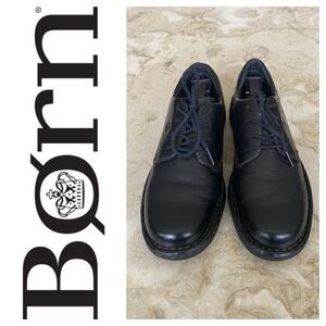 Born Leather Oxford Lace Up Derby Shoes